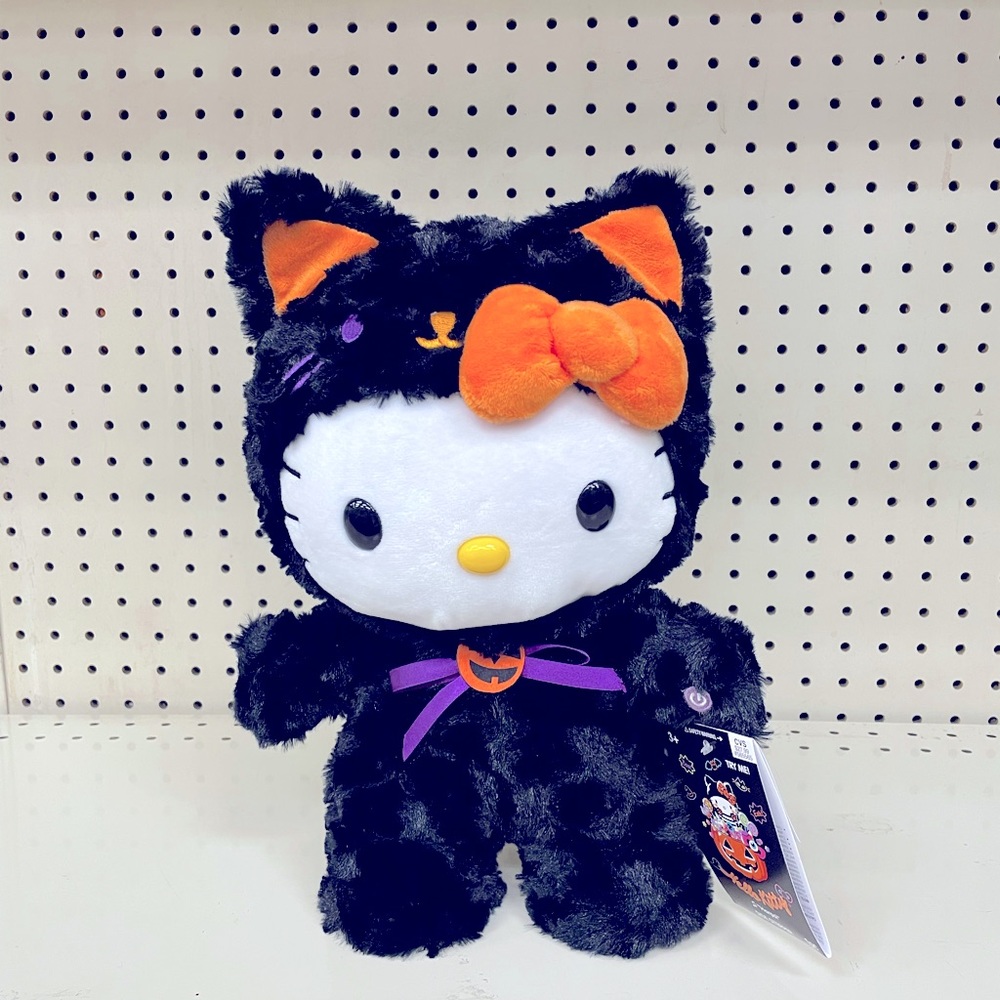 NWT Hello Kitty Halloween Side Stepper Black Cat 2023
